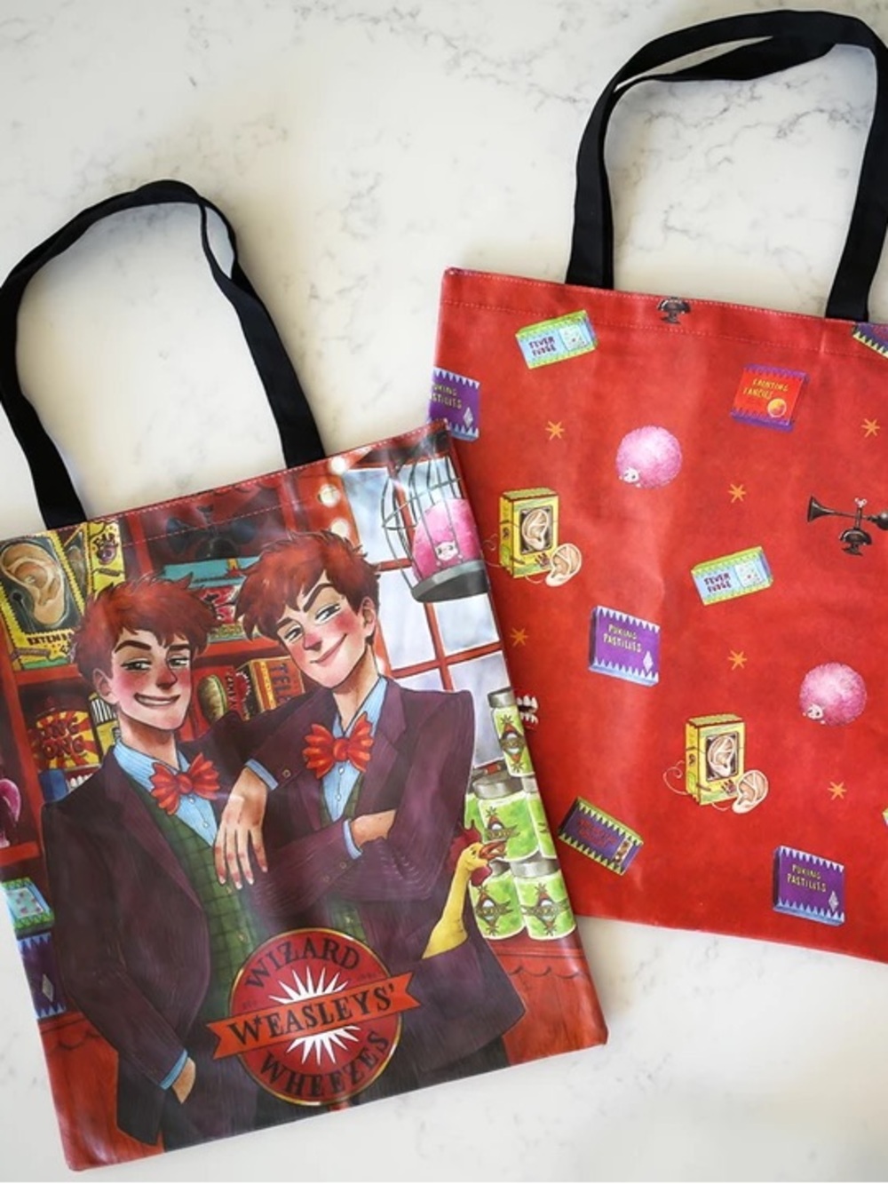 Harry Potter Weasley’s Wizard Wheezes Tote Bag by Litjoy